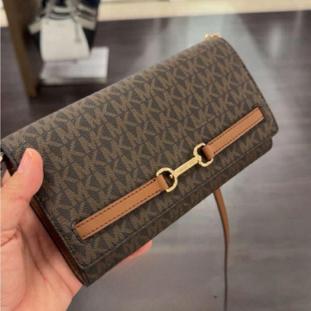 Michael Kors Carson Large Signature Logo Convertible Crossbody Bag